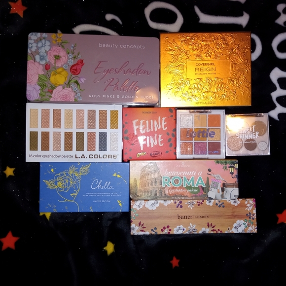 Ulta Beauty Other - 🆕️Assorted Eyeshadow Palette Lot - Mixed Pink, Gold, Peach & Neutral Shades